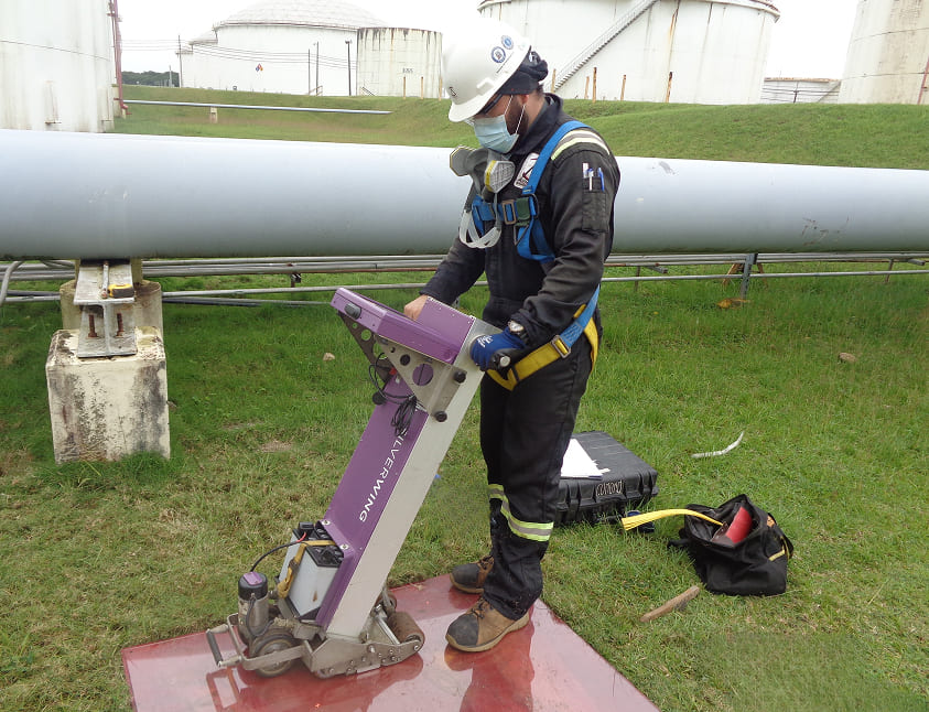 Inspección a una corrosión